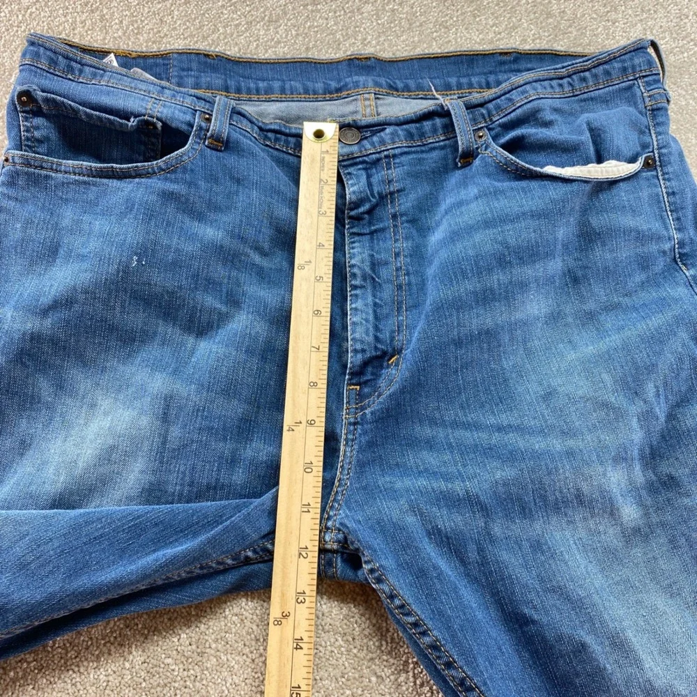 Levis‎ 505 Regular Fit Mens 40x32 Blue Medium Wash Straight Leg Jeans 00505-1064